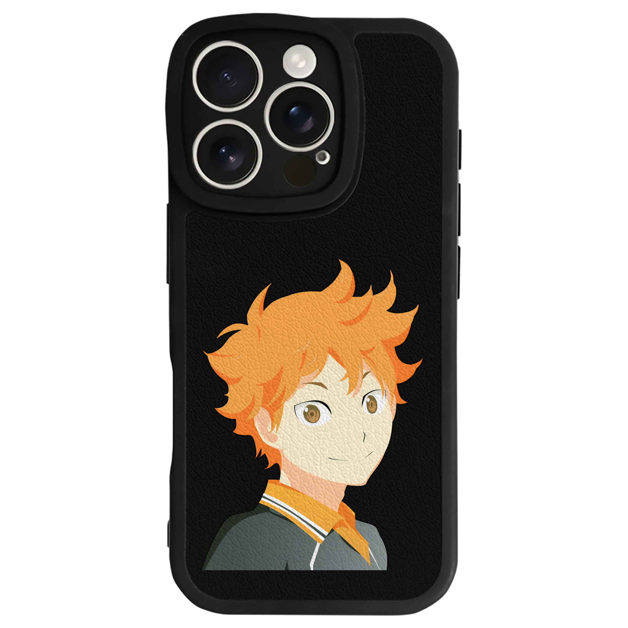 （画像用） ハイキュー!! Haikyu!! 【iPhone 16シリーズ対応】シリコンスマホケース（レザー調） 材質：シリコン